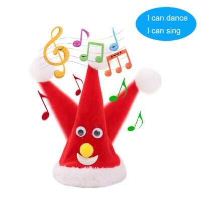 

〖Follure〗1PC Christmas Music Swing Party Electric Hat Tree Creative Decoration Supplies