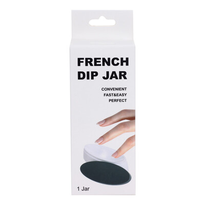 

Toponeto Fashion Nail Dipping Powder French Tray Manicure Mould Nail Dip Container