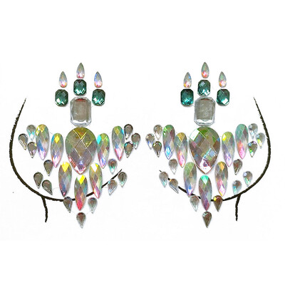 

〖Follure〗Face Gems Adhesive Glitter Jewel Tattoo Wedding Festival Rave Party Body Make Up