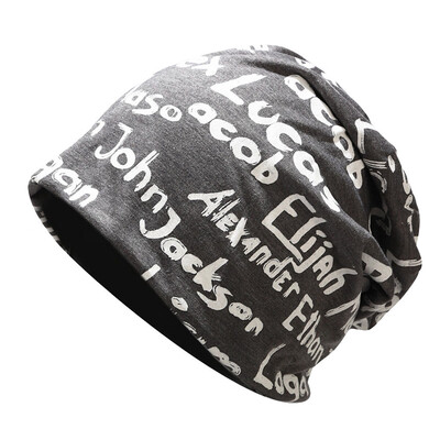 

Tailored Men Women Winter Down Headgear Graffiti Letter Pile Cap Casual Earmuffs Hat