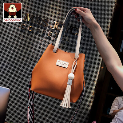 

Womens handbags women 2019 new tide bucket Korean version of Joker slung fashion simple shoulder bag pu