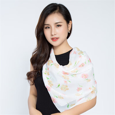 

Europe&the United States Aamzon new 95cmcm printing simulation silk chiffon scarves scarf square scarf shawl manufacturers wholesale