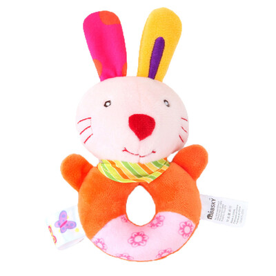 

Siaonvr Kids Baby Animal Handbells Musical Developmental Toy Bed Bells Rattle Toys Gift
