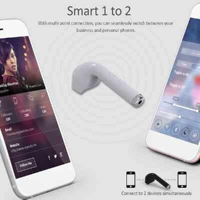 

Bluetooth Headphones V42EDR Wireless Earphone In-ear Stereo Music Headset Earpiece Hands-free with Microphone