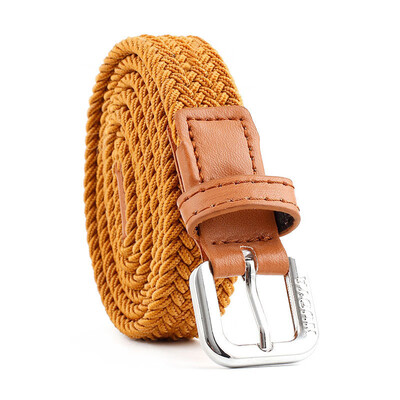 

Canvas Unisex belt fashion elasticity weaving Canvas Alloy pin buckle Men belt casual simple Men&Women belt