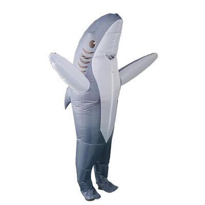 

Waterproof Polyester Fiber Shark Inflatable Costumes Party Cosplay Suit