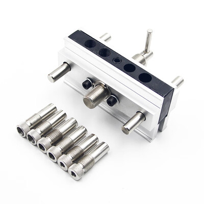 

Woodworking Doweling Jig Set Drill Dowel Hole Self Centering Locator DIY Kit