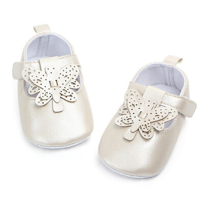 

Newborn Baby Girls Shoes Toddler Infant First Walkers Autumn Soft Sole Non-Slip PU Shoes