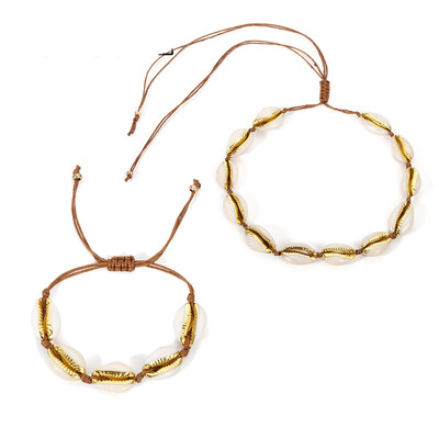 

Fashion White Natural Cowrie Shell Choker Necklace for Women Sea Shell Pendant Necklace Statement Collier Gold Color Jewelry