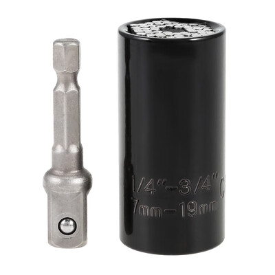 

Universal Torque Socket Wrench Sleeve Ratchet Grip Drill Adapter Tool