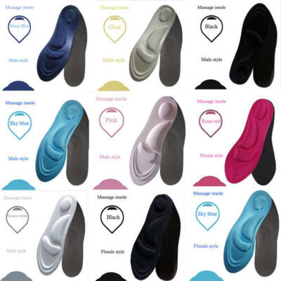 

2019 1Pair 4D Sponge Pain Relief Insoles Support Cut Shoe Pad Soft Foot Care USA