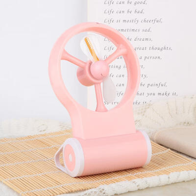 

Greensen USB Rechargeable Small Portable Fan Mini Desktop Fan Cooling Fan Pink