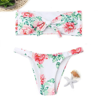 

Roseonmyhand Women Bikini Set Push Up Bikini Bralette Swimwear Cheeky Bikini Bottom Swimsuit