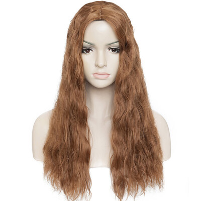 

Synthetic Clip in Natural Long Curly Weave Top Hair Hairpiece Middle Part Hair Extension for Women with Hair Loss Thinning Hair