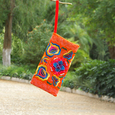 

Tailored Women Ethnic Handmade Embroidered Wristlet Clutch Bag Vintage Purse Wallet OR
