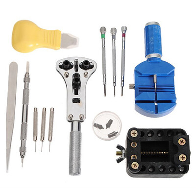

13pcs Multifuntion Watch Repairing Set Maintenance Key Fob Case Bottom Opener Watchmaker Watch Changing Remover