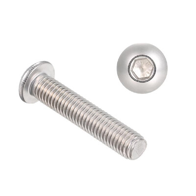 

A2 IS07380 304 Stainless Steel Hex Screw Socket Button Bolts Screws M840