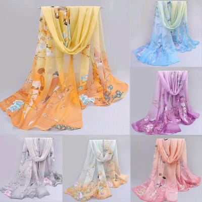 

Fashion Chiffon Women Ladies Scarf Neck Shawl Scarf Scarves Wrap Stole Warm Gift