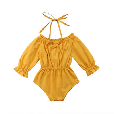 

Newborn Baby Girls Long Sleeve Romper Jumpsuit Bodysuit Autumn Clothes Outfits