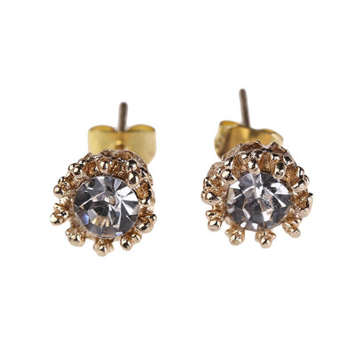

Outstanding Elegant Retro Earrings Korean Retro Glamorous Jewelry Crown-shaped Woman Earrings
