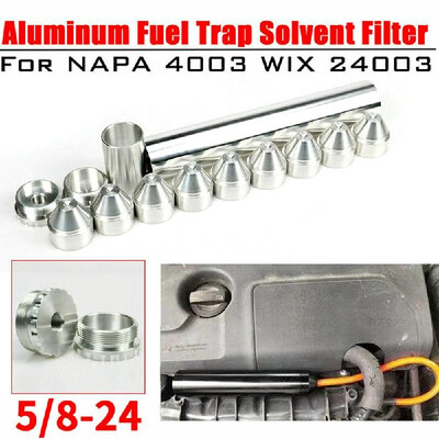 

13 PcsSet Aluminum Fuel Trap Solvent Filter For NAPA 4003 WIX 24003 Auto Filters