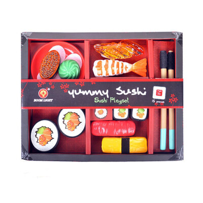 

YIWULA13PCS Kitchen Sushi Pretend Play Children Toddle Kid Education Toy Gift