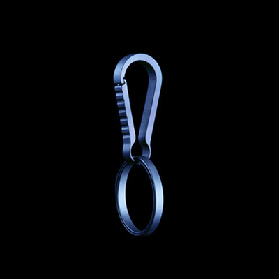 

Titanium Alloy Outdoor Camping Carabiner Keychain Hanging Snap SL Buckle