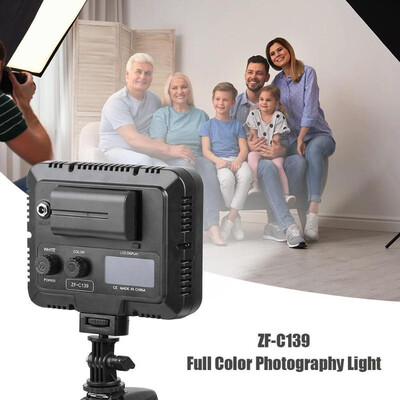 

ZF-C139 Full Color Photography Light Dimmable Fill Light Studio Video Lamp
