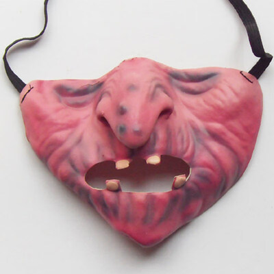 

FUNNYBUNNY Funny Adult Party Mask Latex Clown Cosplay Half Face Horrible Scary Masks Masquerade Halloween Party Decor Halloween