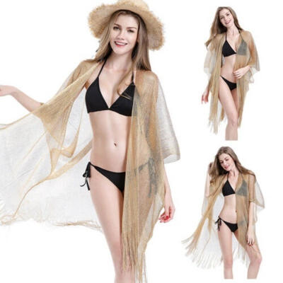 

New Women Boho Floral Chiffon Kimono Long Cardigan Beach Cover Up Jacket Coat Blouse
