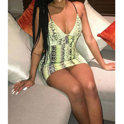 

Sexy Women Sleeveless Bandage Bodycon Evening Party Cocktail Club Mini Dress