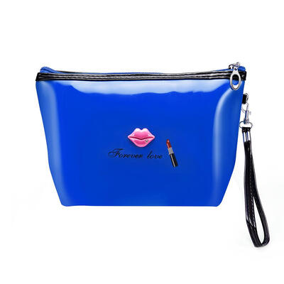 

Women Makeup Handbag Lady PU Lips Cosmetic Organizer Storage Beauty Bags