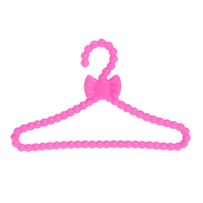 

10 Pcs Hangers Clothing Store Children s Non-Slip Clothes Racks Doll Clothes Hanger Holder House Dress Accessories