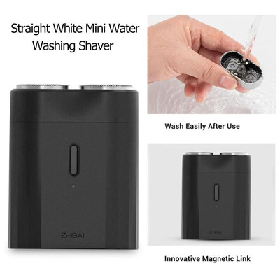 

Xiaomiyoupin Washable Type-C Charging Double-Ring Blade Mini Electric Razor