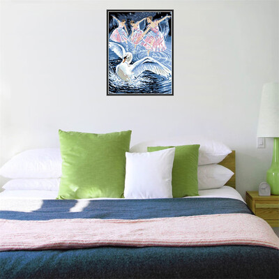 

Toponeto 5D Embroidery Paintings Rhinestone Pasted DIY Diamond Painting Cross Stitch