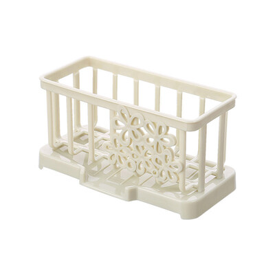 

Practical Sponge Drain Shelf Holder Rack Kitchen Bathroom Storage Basket Tool