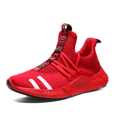 

Trend sneakers breathable mesh casual mens shoes ultra light running shoes high elastic cushioning MD