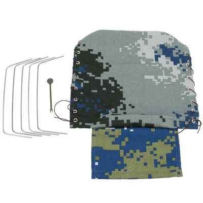 

Tailored Canvas Truck Hood Cover Cloth For RC Car 116 WPL B-16B-16K Militar Vehicle Roc