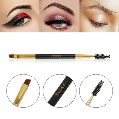 

〖Follure〗Double Brow Brush Eyelash Brush Eyelash Roll Mini Eye Shadow Brush Beauty Tool