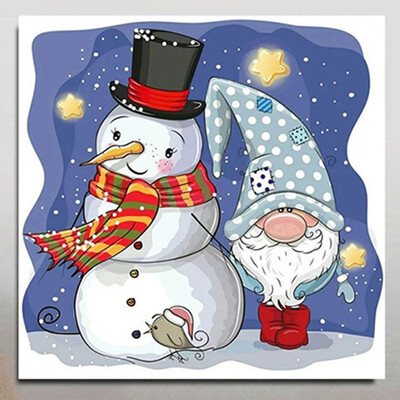 

DIY Diamond Painting Santa Claus Mosaic Diamond Embroidery Full Set Rhinestone Picture Christmas Decorations For Home