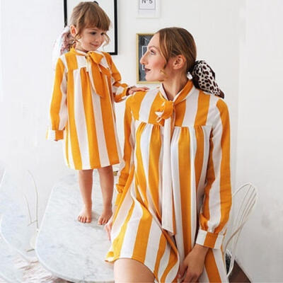 

Parent-child Mother&Daughter Clothes dress Family Matching Outfits Set