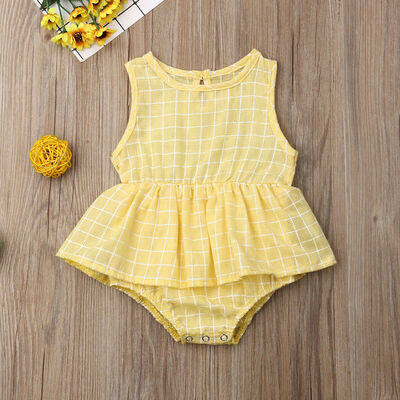 

Summer Newborn Toddler Infant Baby Girl Clothes Ruffle Romper Jumpsuit Outfit