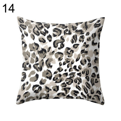 

Leopard Print Pillow Case Cushion Cover Sofa Bedroom Car Cafe Office Decoration