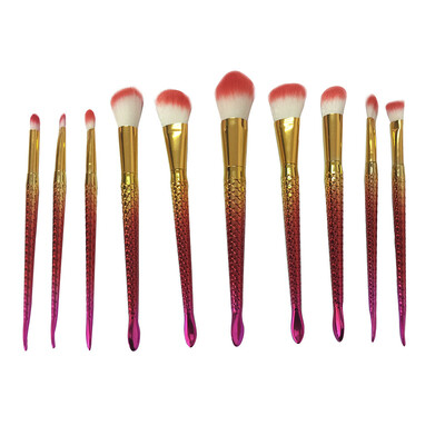 

〖Follure〗10Pcs Pro Makeup Cosmetic Brushes Set Powder Foundation Eyeshadow Lip Brush