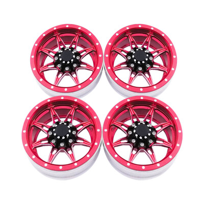 

Tailored 4pcs Metal Alloy 19in Wheel Rim for 110 Traxxas trx4 HSP SCX10 D90 RC Car