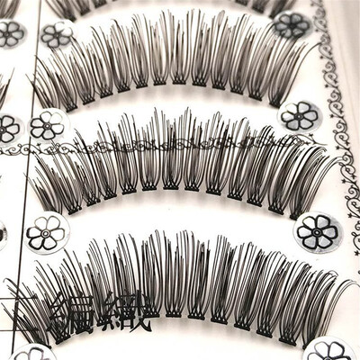 

Tailored Handmade Natural Fashion Long False Eyelashes For Makeup 10 Pairs