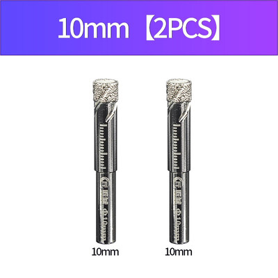 

JIANGCHENG Vacuum Brazed Dry Drill Diamond Hole Saw with Wax Filling Diamond Core Drill Bits Set for porcelain ceramic tile