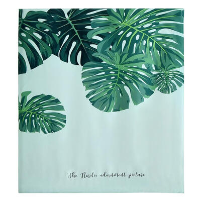 

Short Kitchen Door Curtains Cartoon Digital Printed Sheer Doorway Curtain