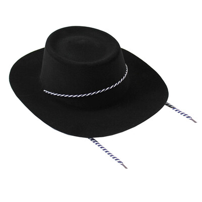 Non-woven hat magician hat flocking high hat performance hat jazz hat