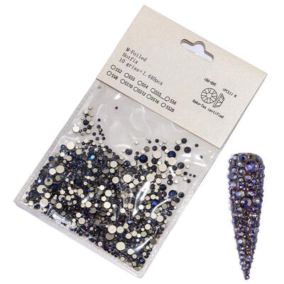 

Glitter Nail Rhinestones Crystal AB Clear Nail Stones DIY Nail Art Decor
